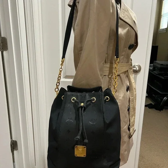 MCM Black Drawstring Bag - Picture 16 of 16